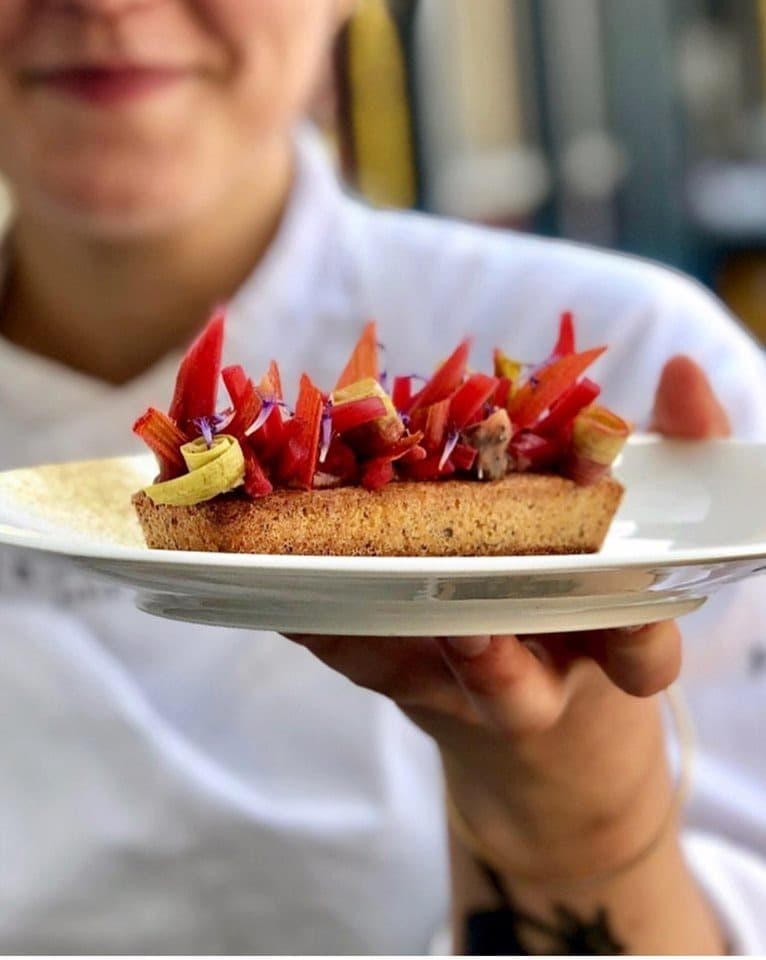 Assiette gastronomique présentée à FERRANDI Paris